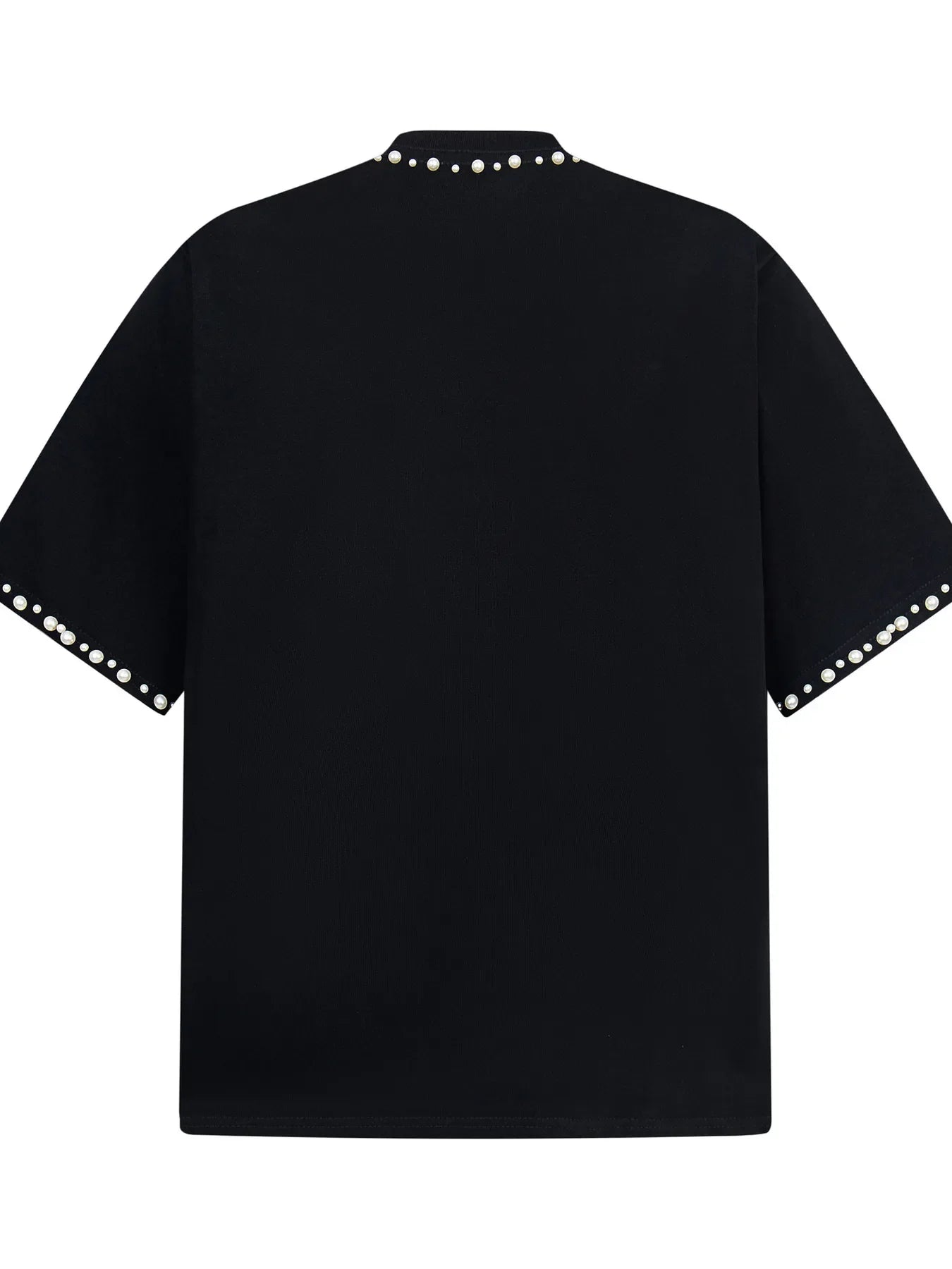 Men's Pearl Detail Round Neck T-Shirt