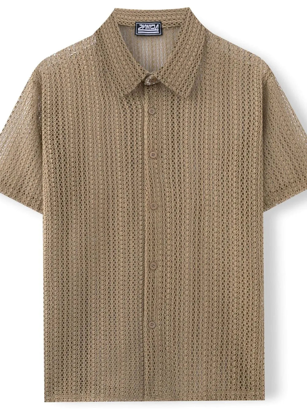 Men's Plus Size Button Down Short Sleeve Shirt