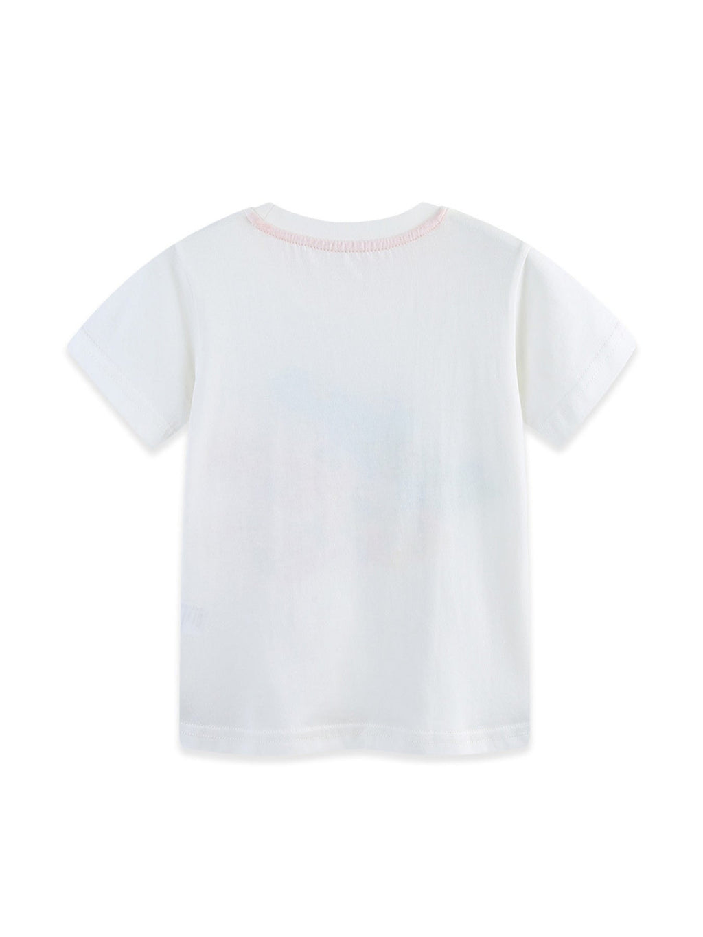 Children's Racing Car Graphic Round Neck T-Shirt