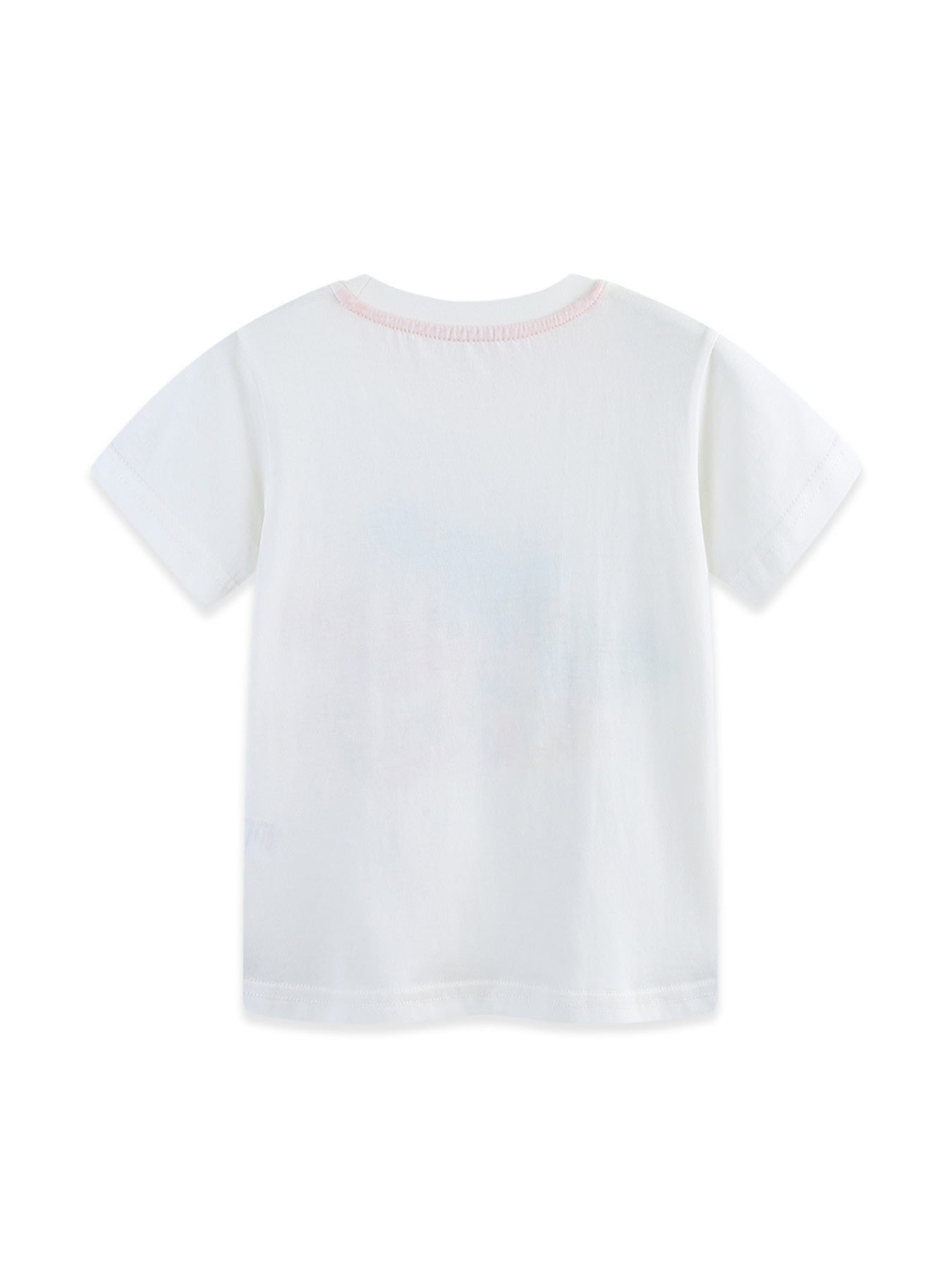 Children's Racing Car Graphic Round Neck T-Shirt