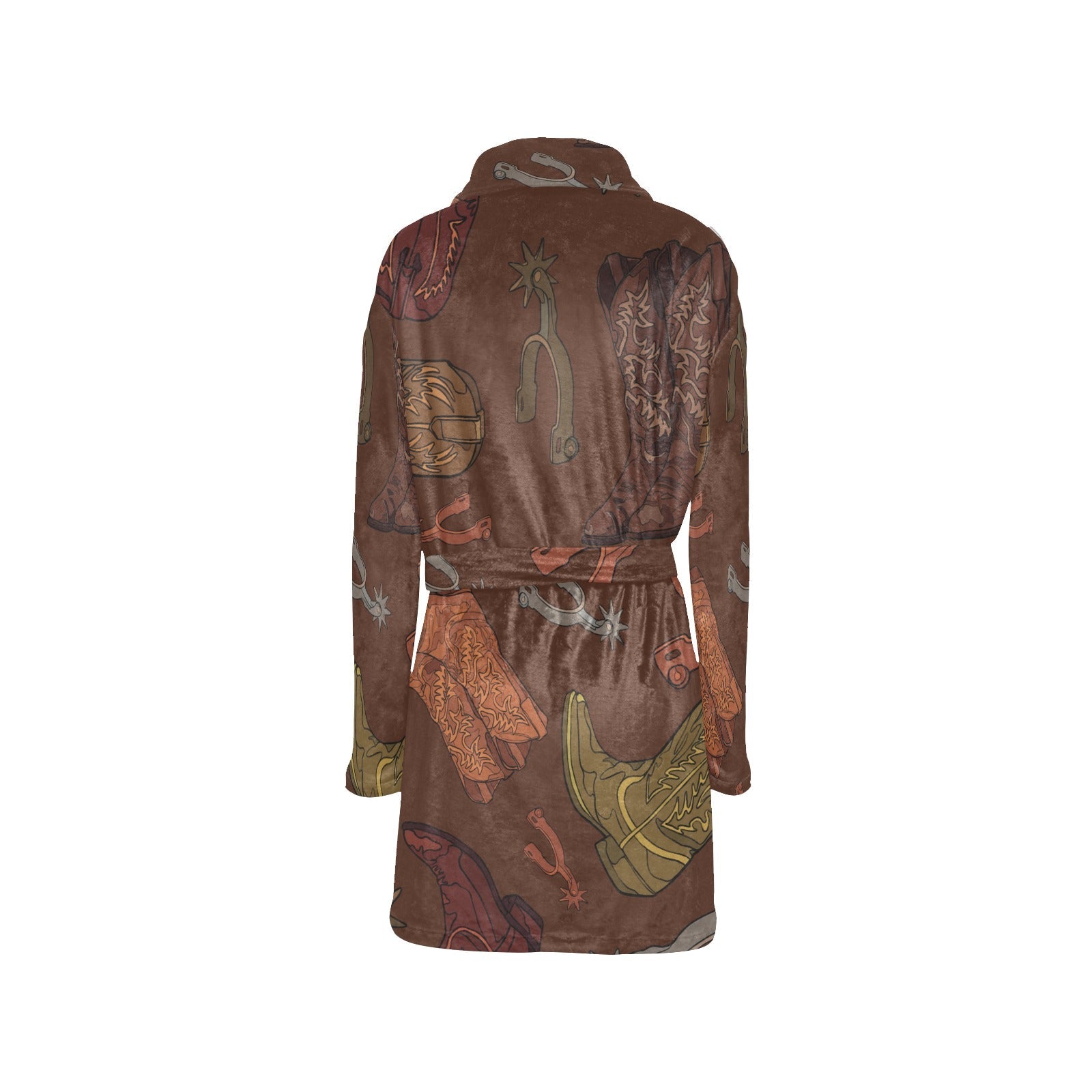 Baha Ranch Boots and Spurs Women's Western Bath Robe