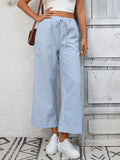 Striped Wide Leg Pants