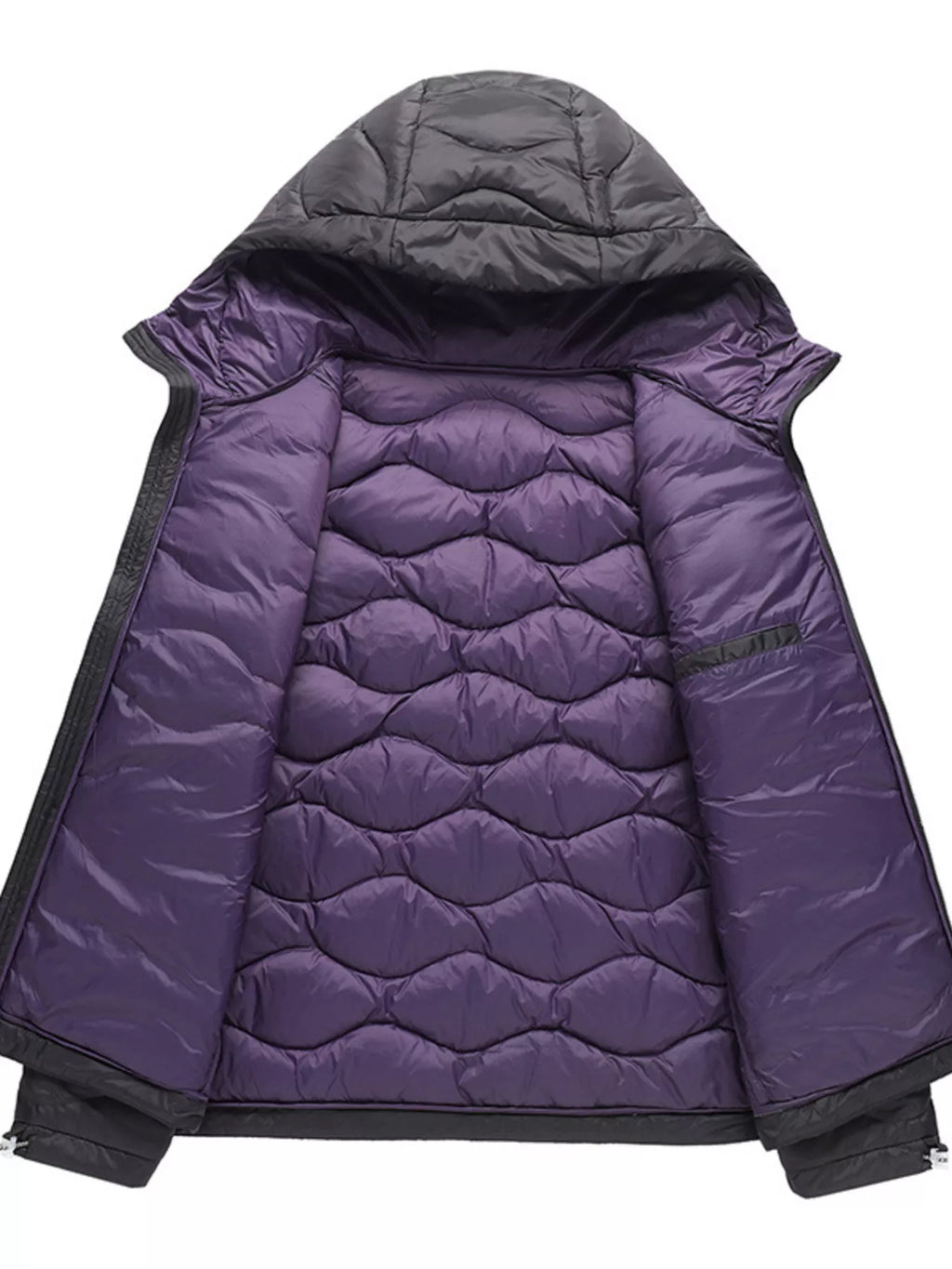 Men's Plus Size Hooded Padded Puffer Jacket
