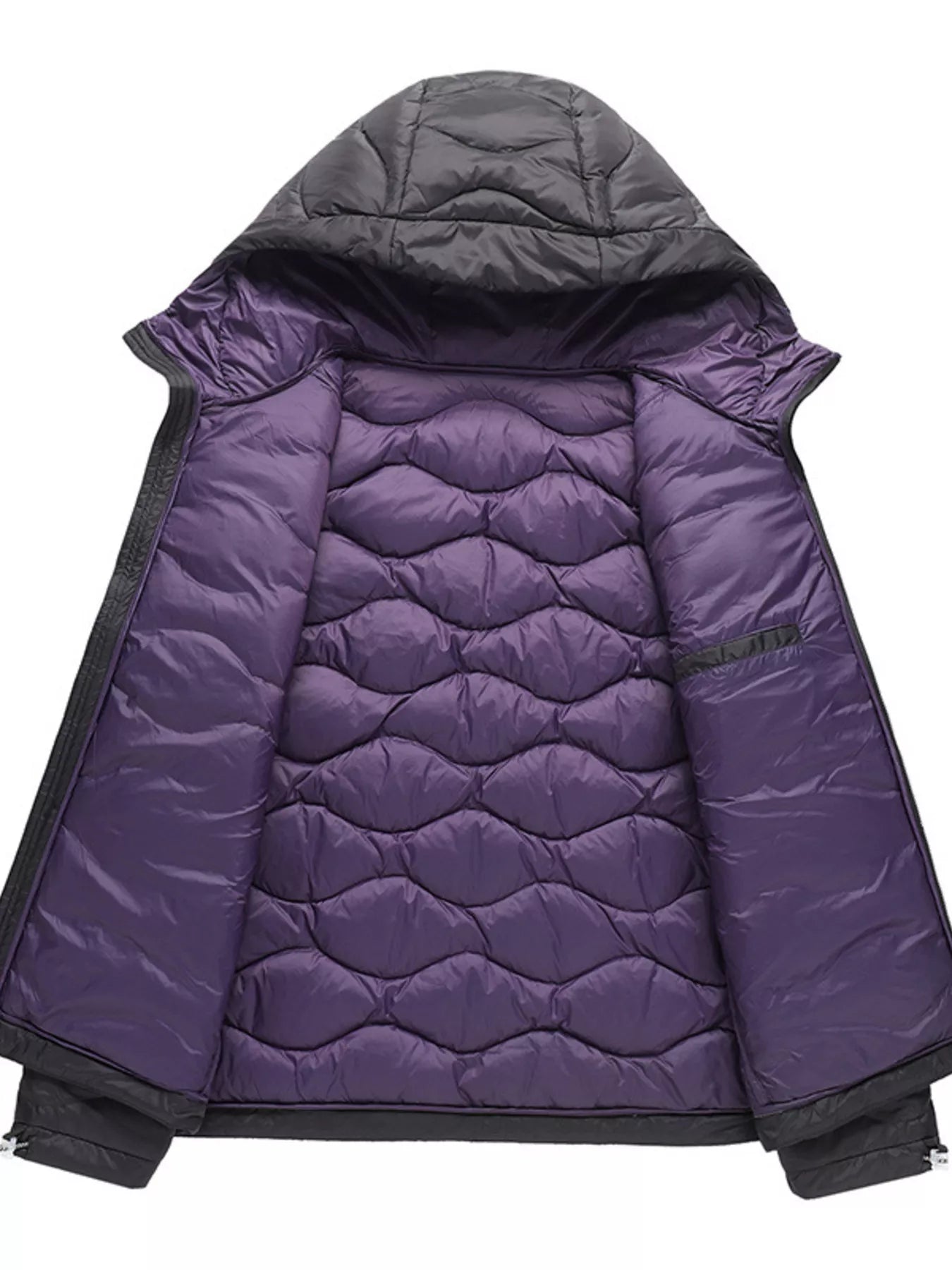 Men's Plus Size Hooded Padded Puffer Jacket