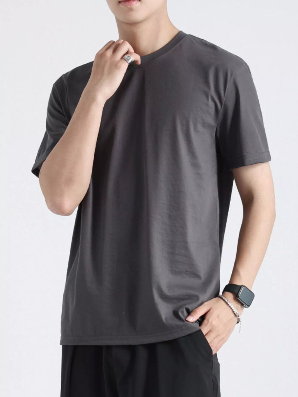 Men's Plus Size Casual Short Sleeve T-Shirt