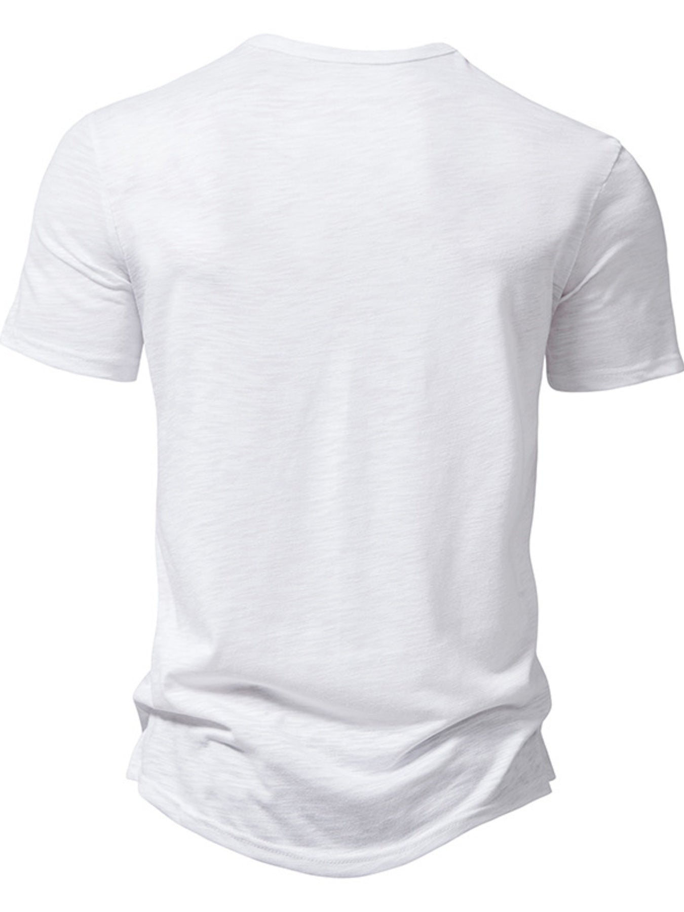 Men's Casual Button Detail T-Shirt