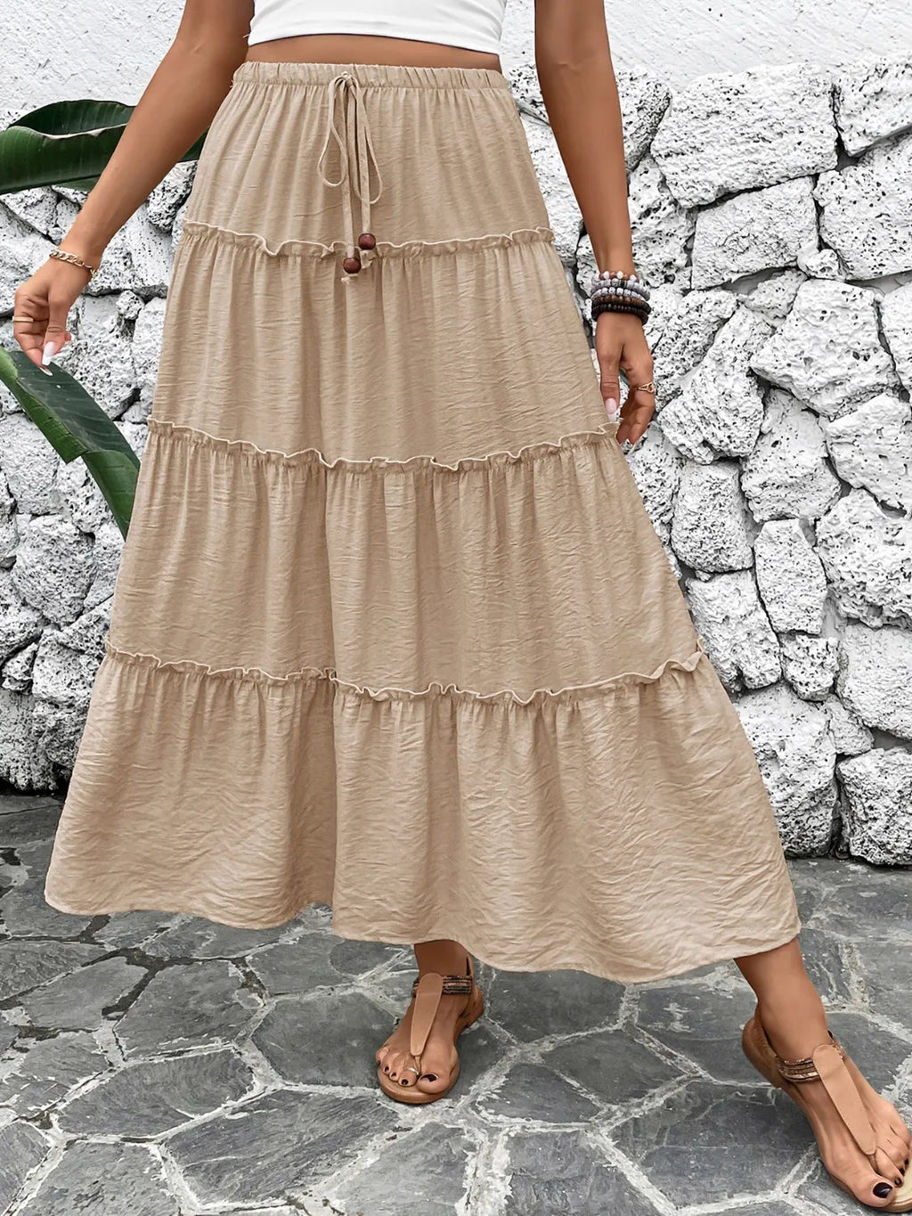 Frill Tiered Skirt