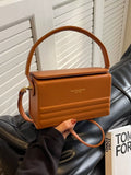 Box-Shaped Crossbody Bag