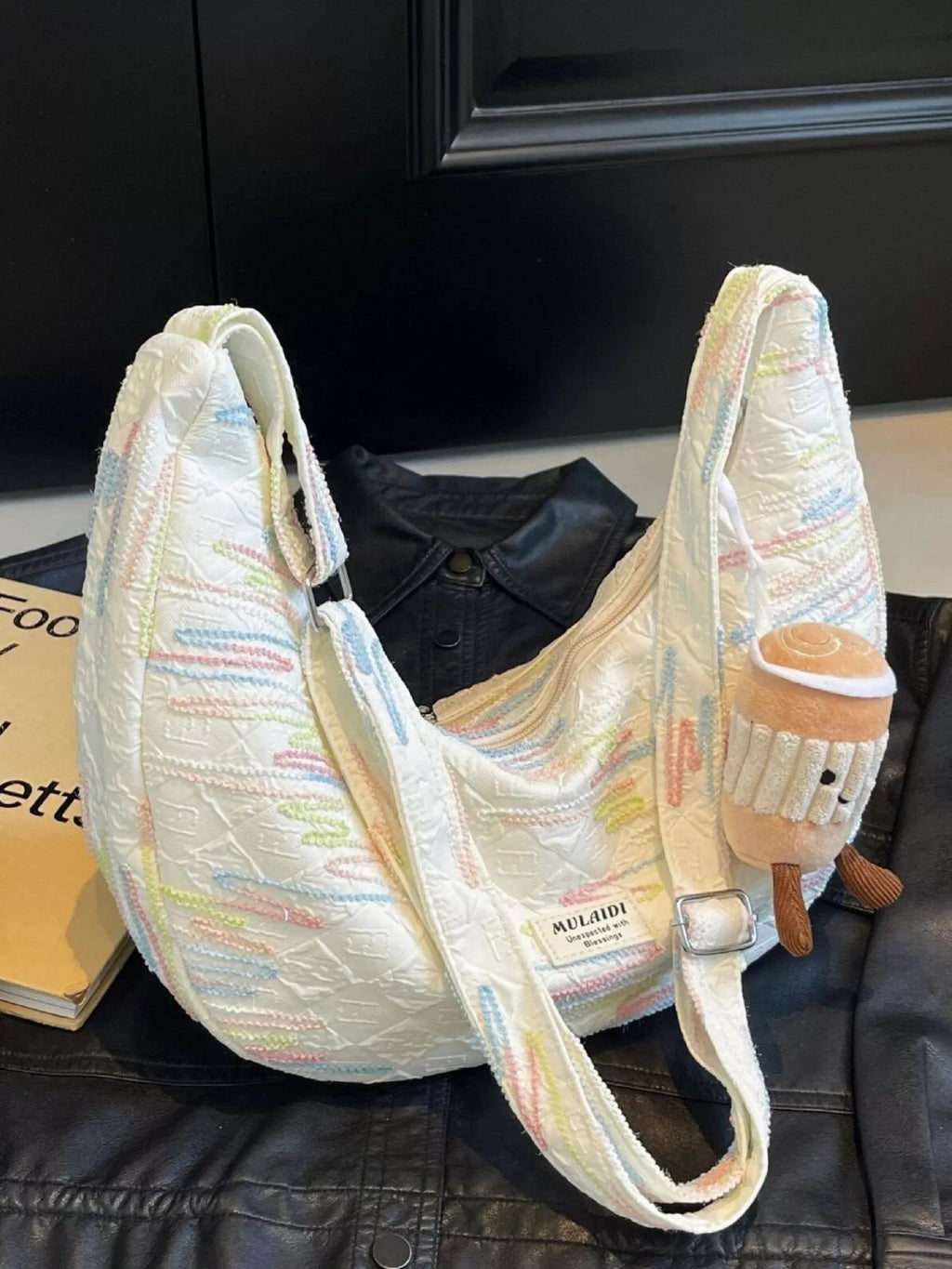 Cartoon Charm Crossbody Bag
