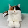 Plush Calico Cat-Handmade Life-Size Companion & Pet Memorial