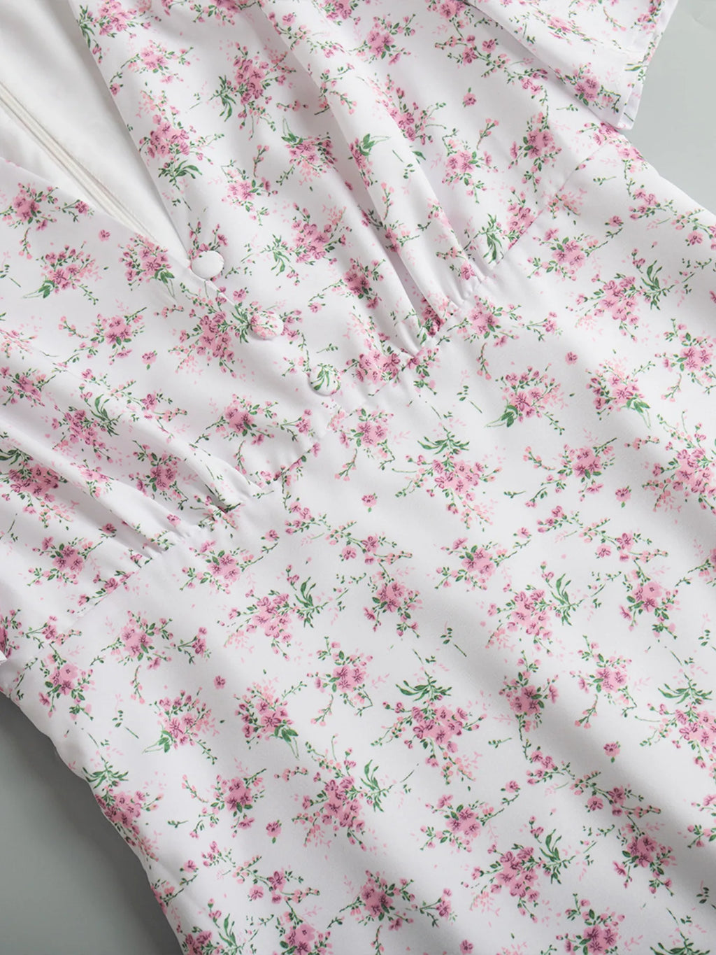 Floral Print Short Sleeve Dress