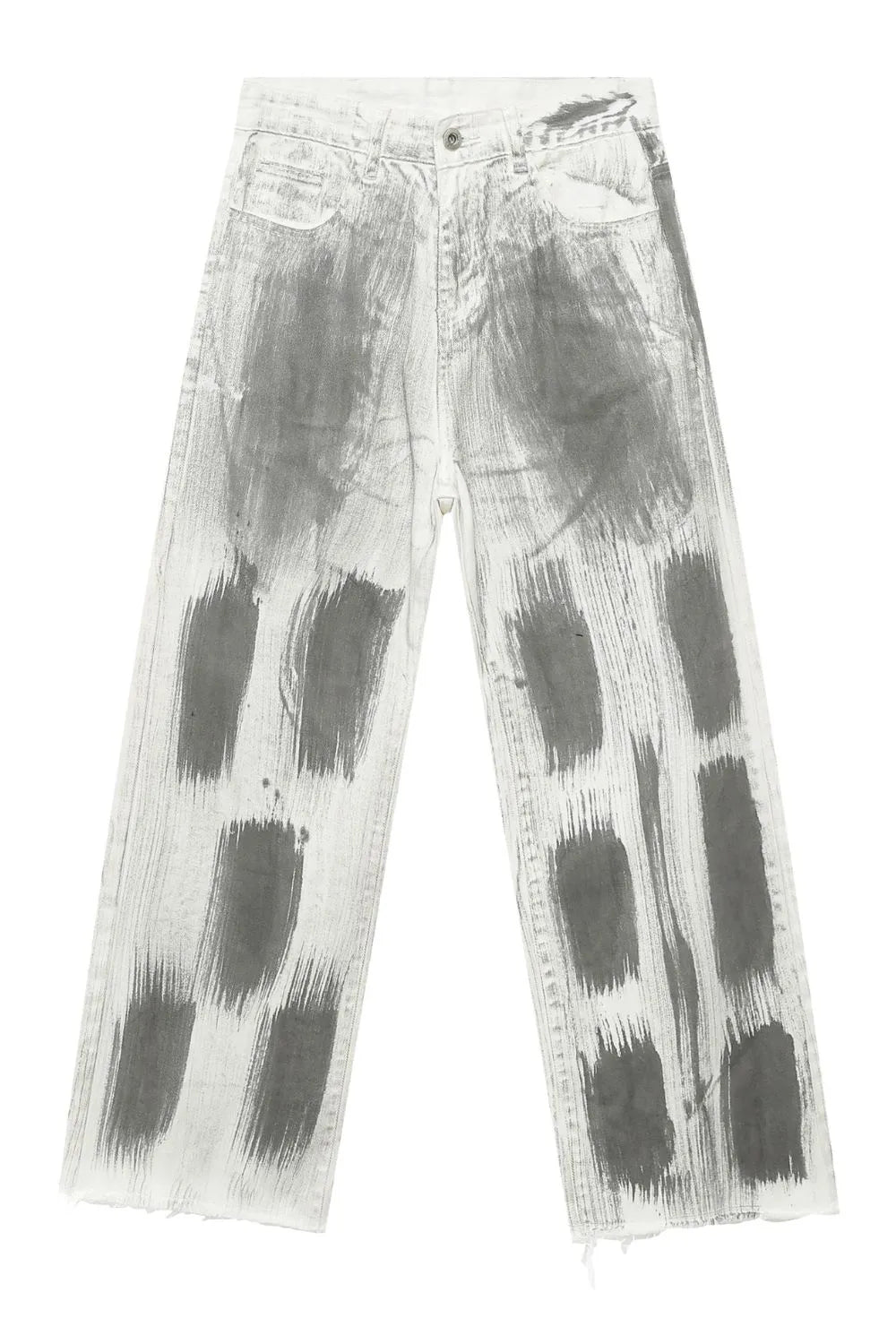 Men's Contrast Loose Jeans