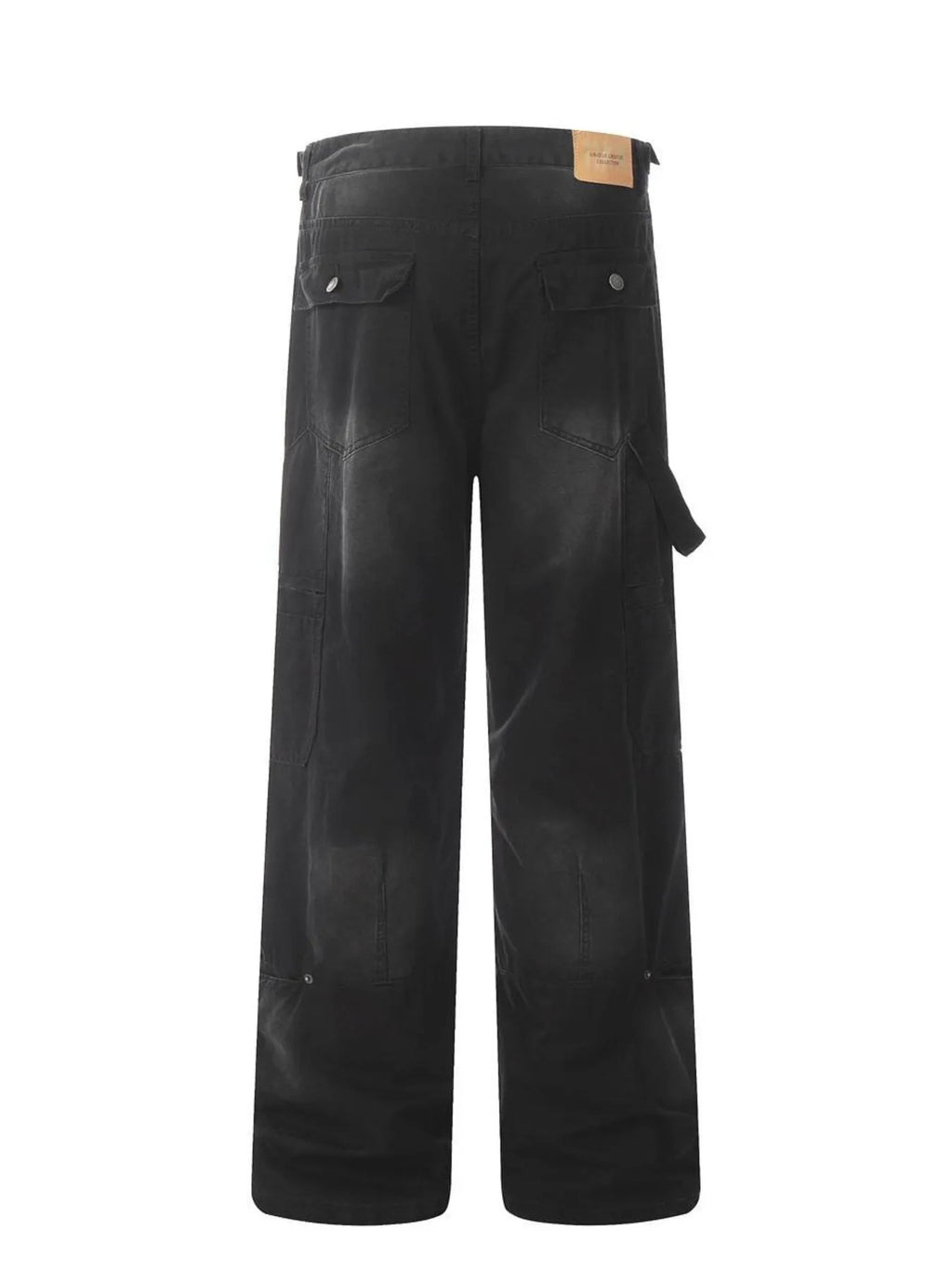 Men's Vintage Wide Leg Cargo Jeans