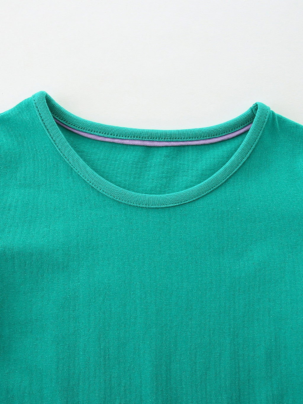 Children's Dog Embroidered Round Neck Dress