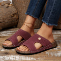 Open Toe Wedge Sandals
