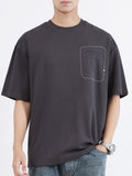 Men's Plus Size Round Neck Half Sleeve T-Shirt