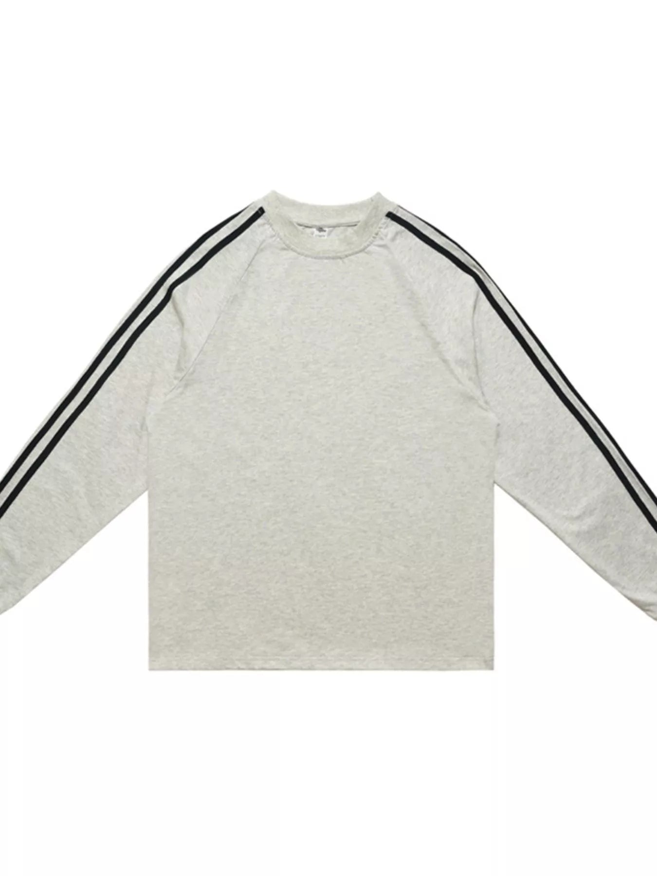 Men's Striped Round Neck Long Sleeve T-Shirt