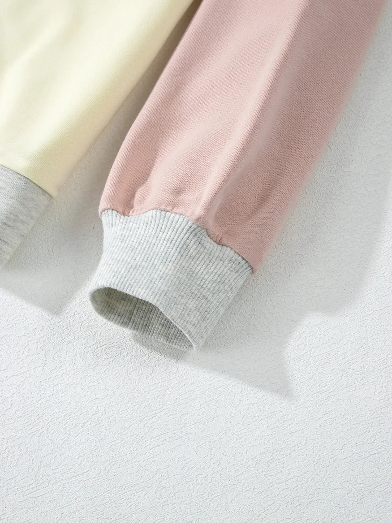 Color Block Round Neck Top and Pants Set