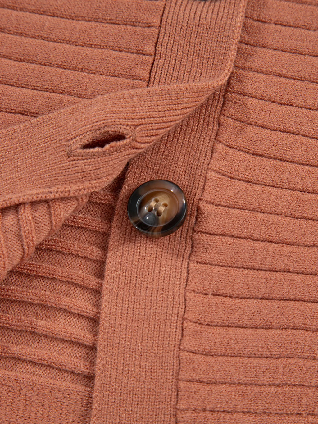 Rib Knit Button Front Dolman Sleeve Sweater Cardigan