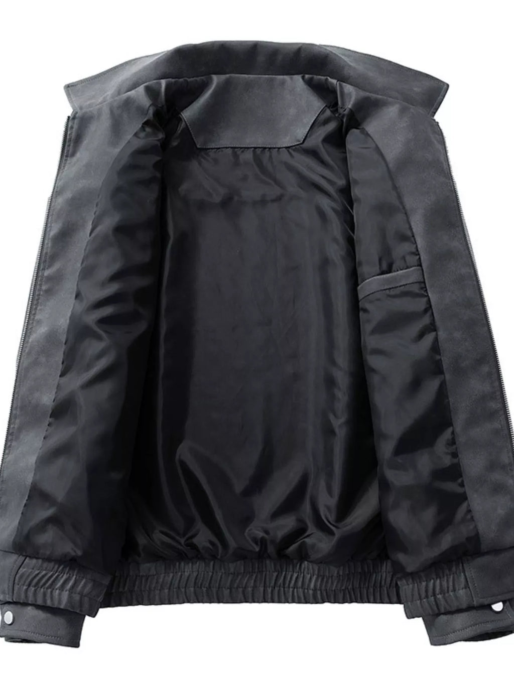 Men's Plus Size Zip Up Bomber Jacket