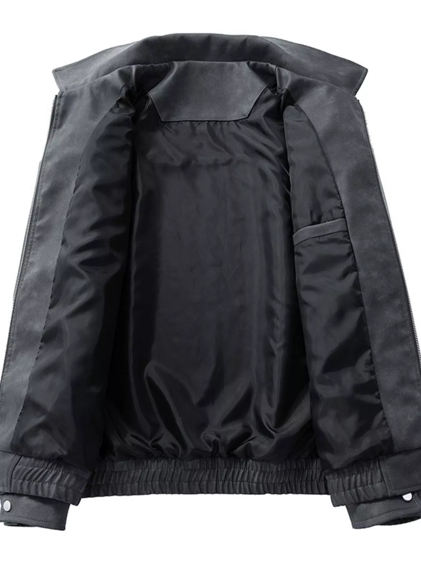 Men's Plus Size Zip Up Bomber Jacket