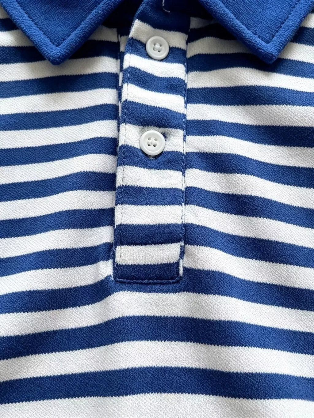 Children's Patriotic Striped Polo & Shorts Set
