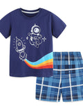 Children's Astronaut Short Sleeve Tee and Shorts Set