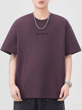 Men's Plus Size Round Neck Relaxed Fit T-Shirt
