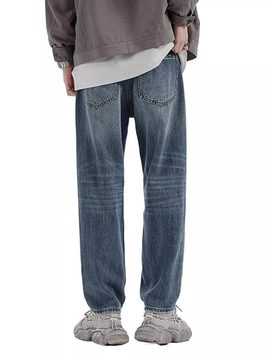 Men's Relaxed Fit Wash Jeans