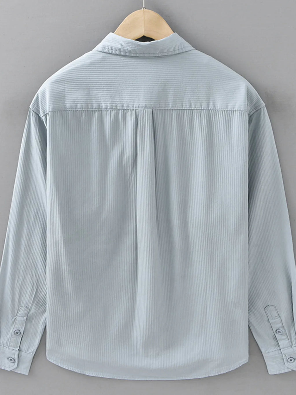 Men's Plus Size Button Up Long Sleeve Shirt