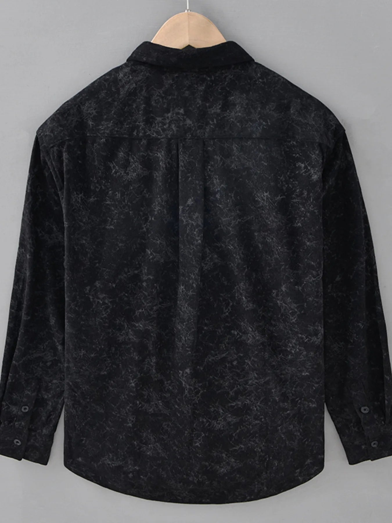 Men's Plus Size Button Up Long Sleeve Shirt