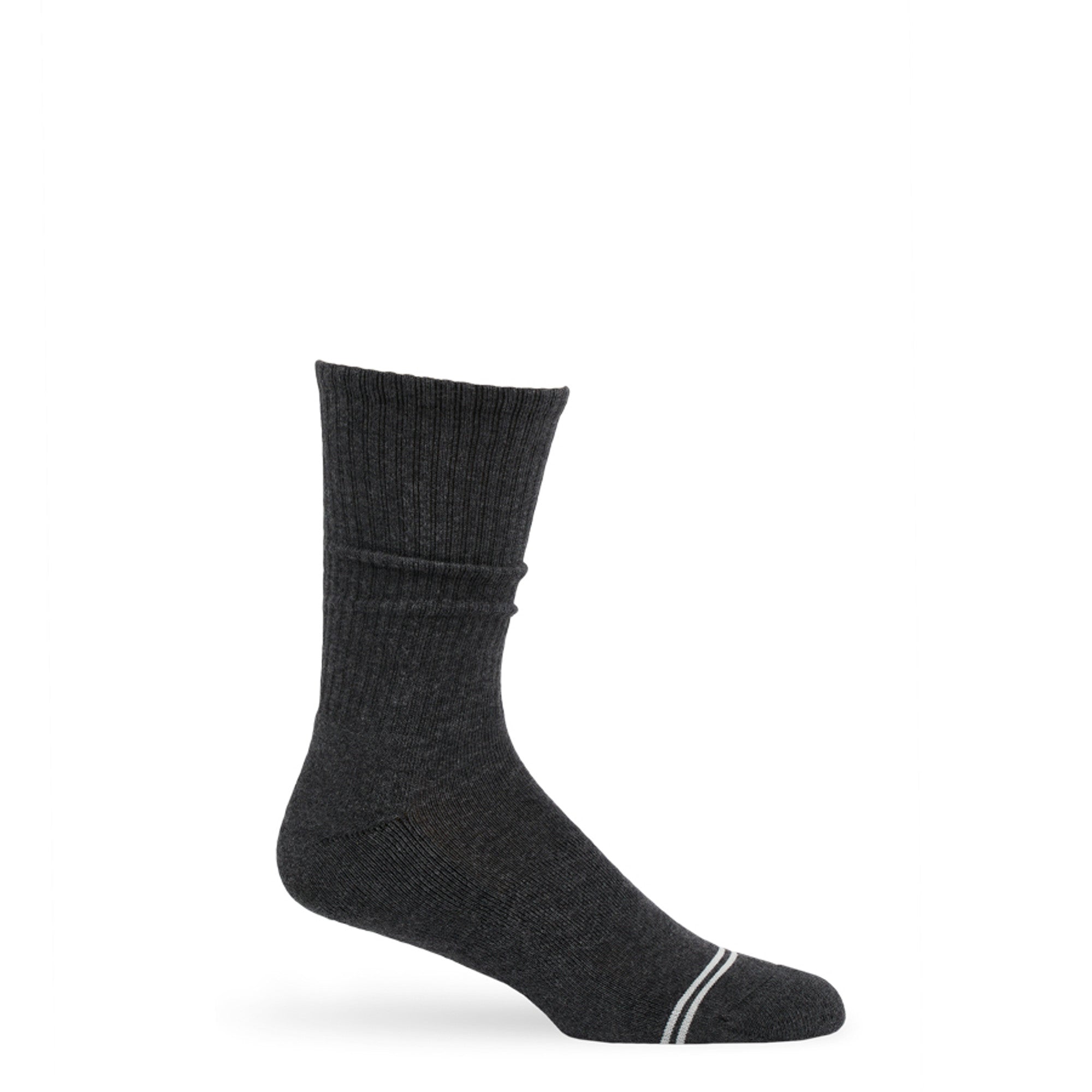 Charcoal Casual Crew Socks