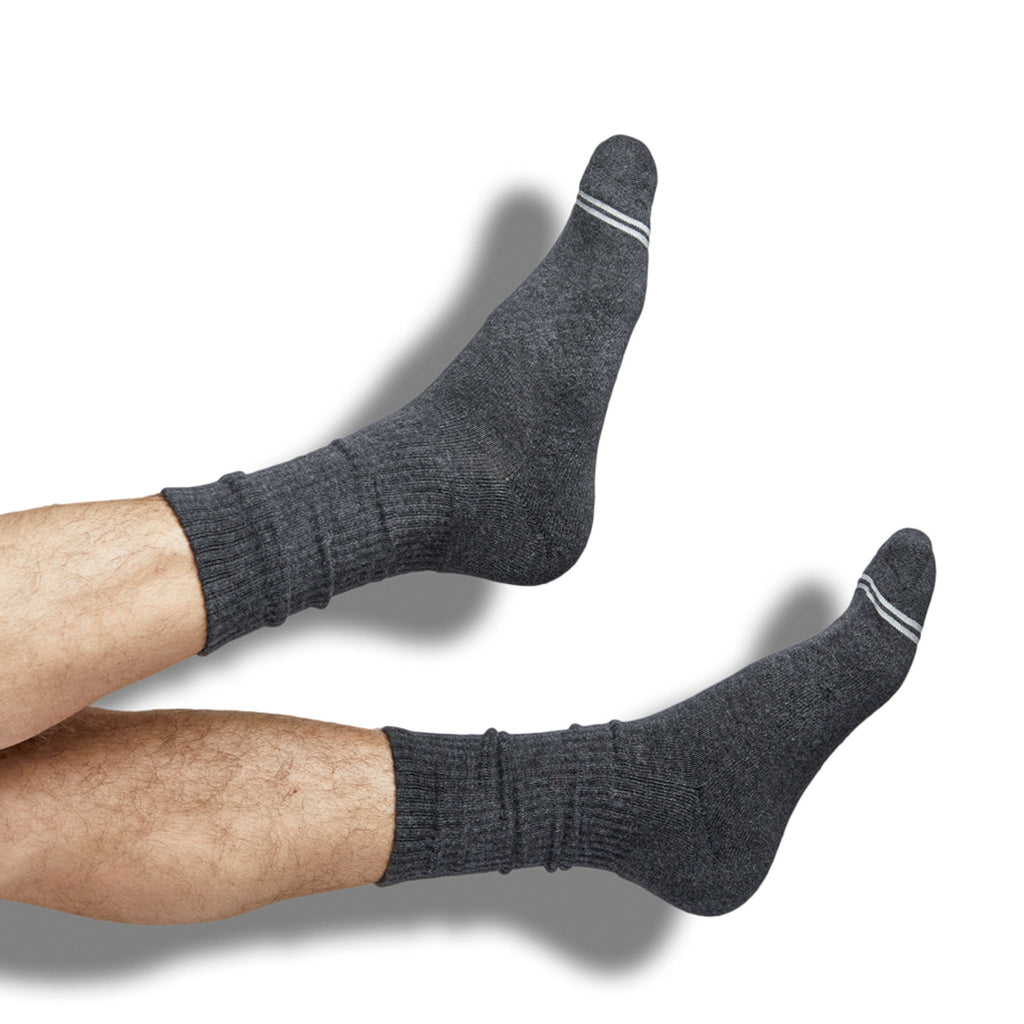 Charcoal Casual Crew Socks