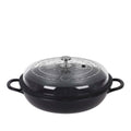 Curtis Stone 4-Quart Cast Aluminum Pan with Glass Lid (Refurbished)