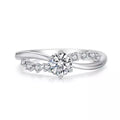 925 Sterling Silver Zircon Ring