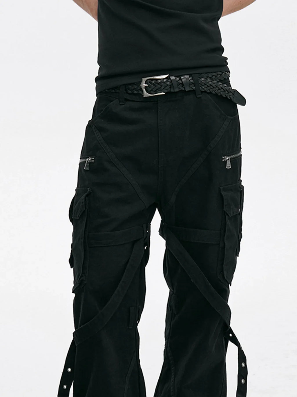 Men's Wide Leg Cargo Pants