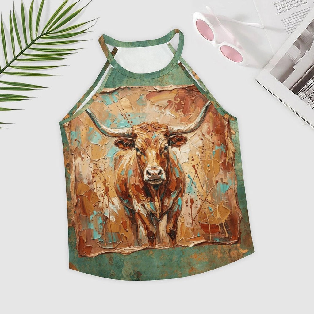 Baha Ranch Lonely Bull Western Tank Top