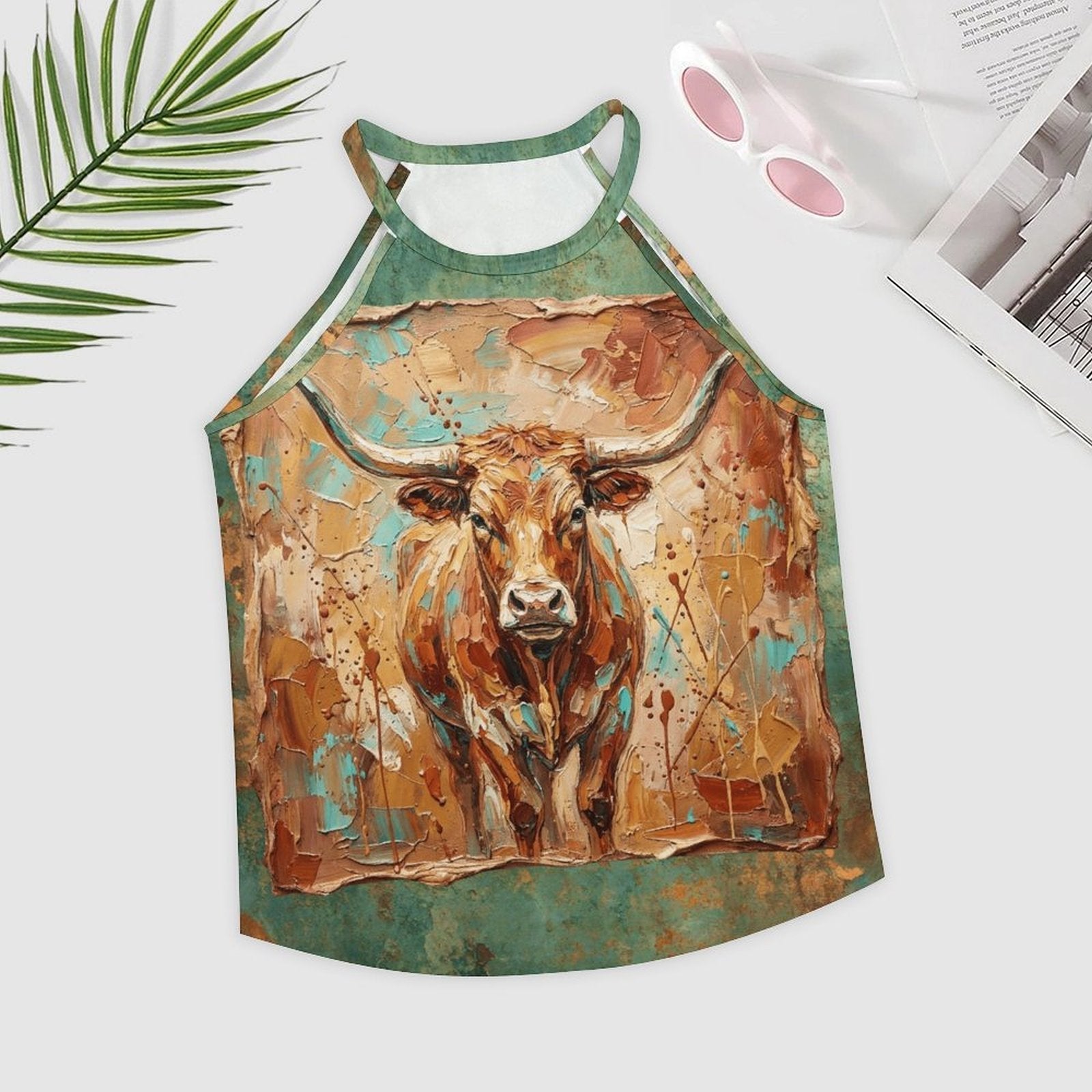 Baha Ranch Lonely Bull Western Tank Top