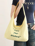 Letter Casual Shoulder Bag