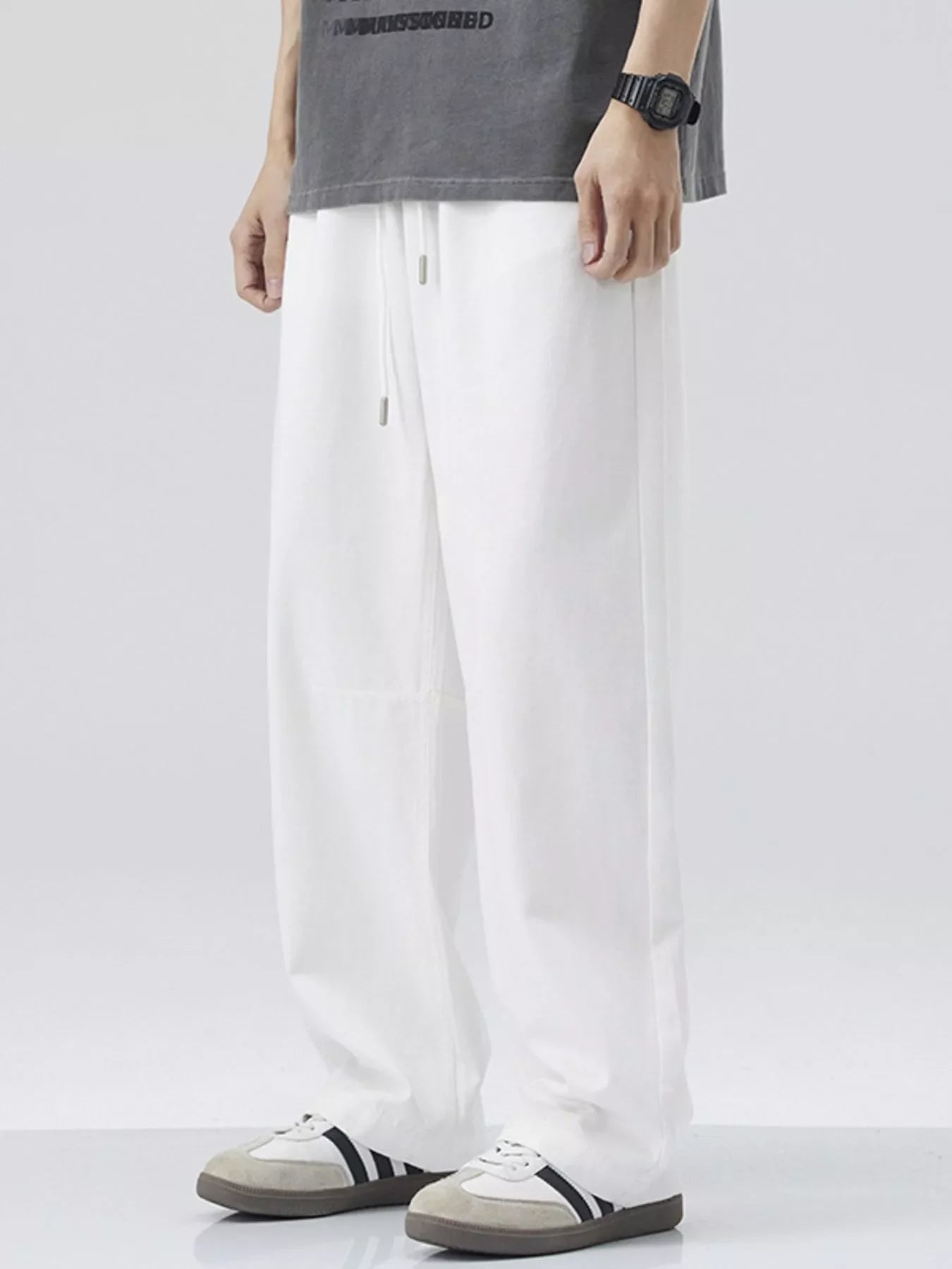 Men's Wide Leg Casual Pants