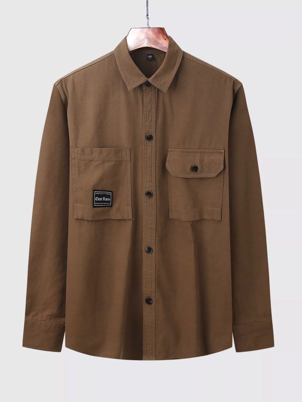 Men's Plus Size Casual Button Up Shirt