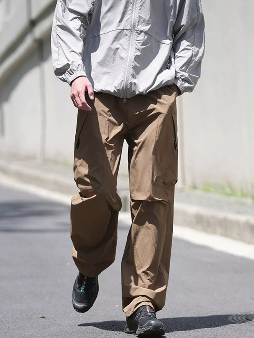 Men's Drawstring Wide Leg Pants