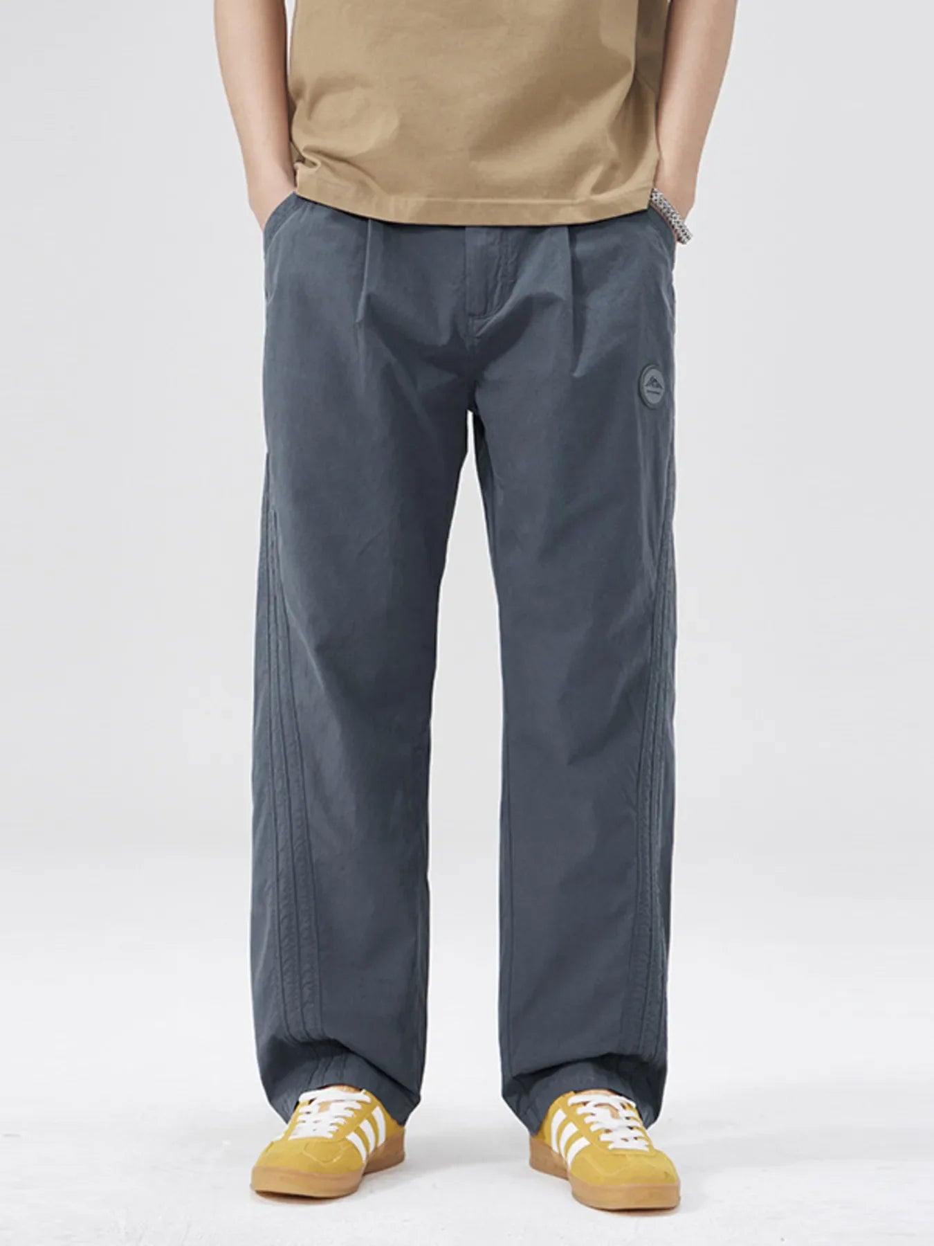 Men's Full Size Wide Leg Casual Pants Plus Size
