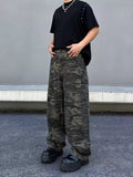 Men's Full Size Camo Print Loose Fit Jeans Plus Size