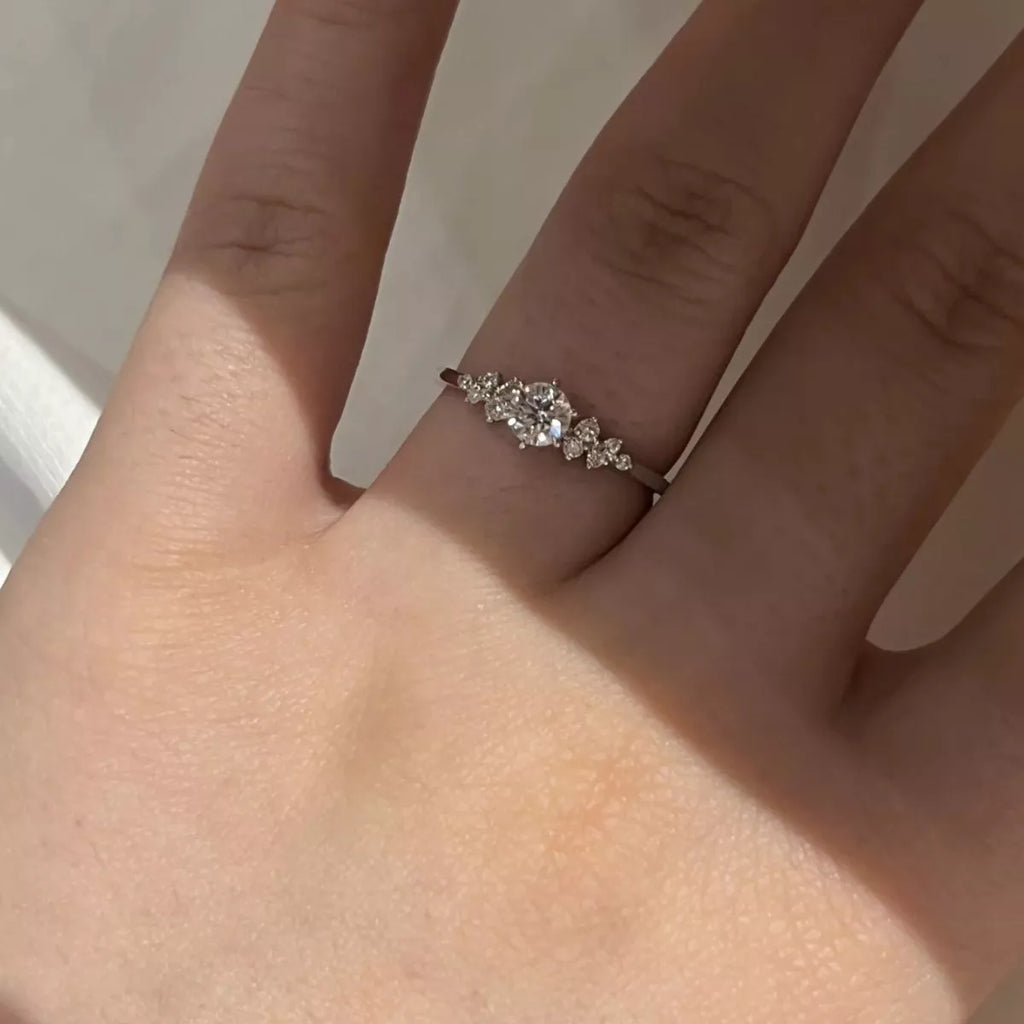 2 Carat Moissanite 925 Sterling Silver Ring