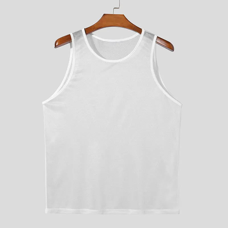 Men's Full Size Round Neck Tank Plus Size