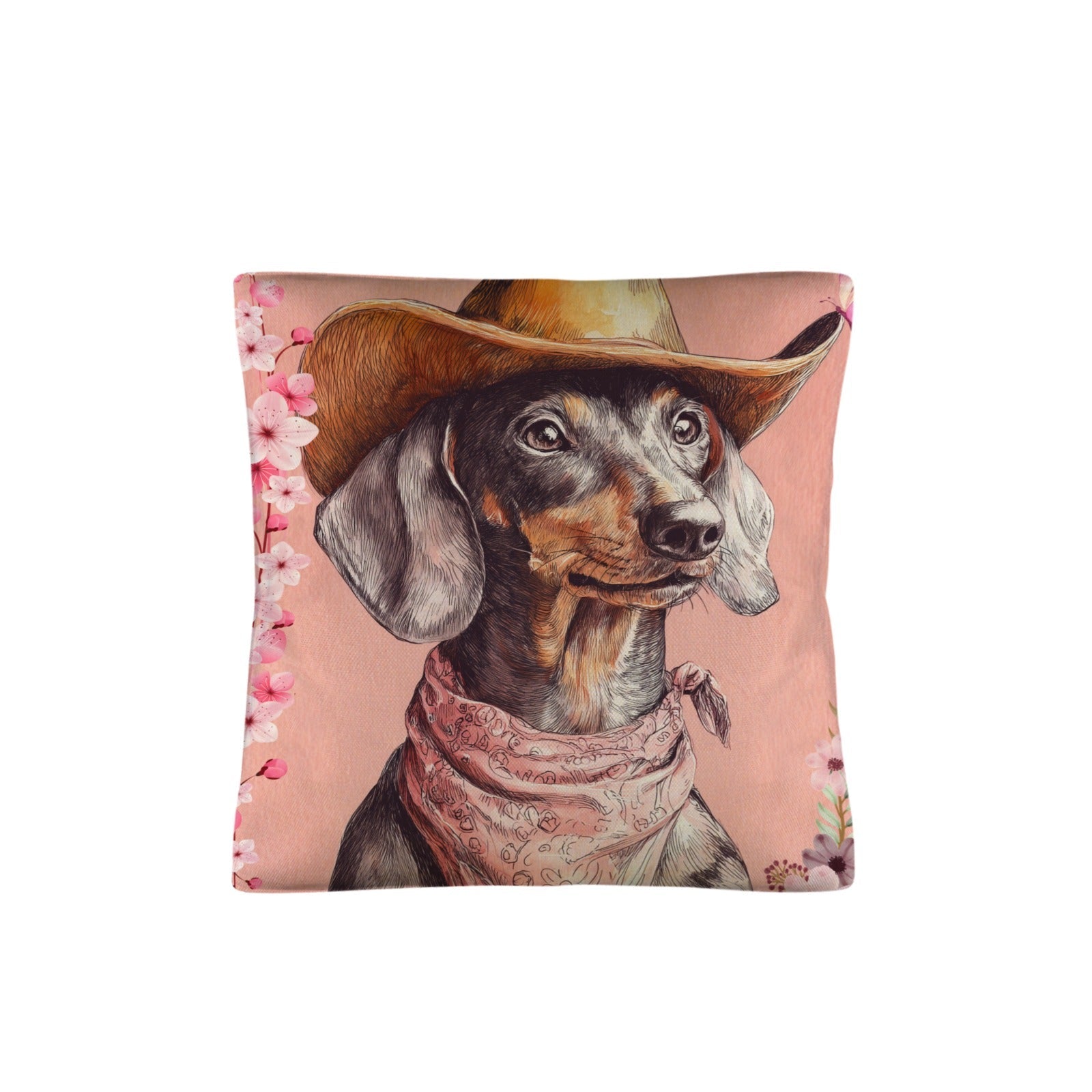 Baha Ranch Danilo Painted Dachshund Pillow Case  Made in America