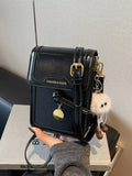 Leather Flap Crossbody Bag