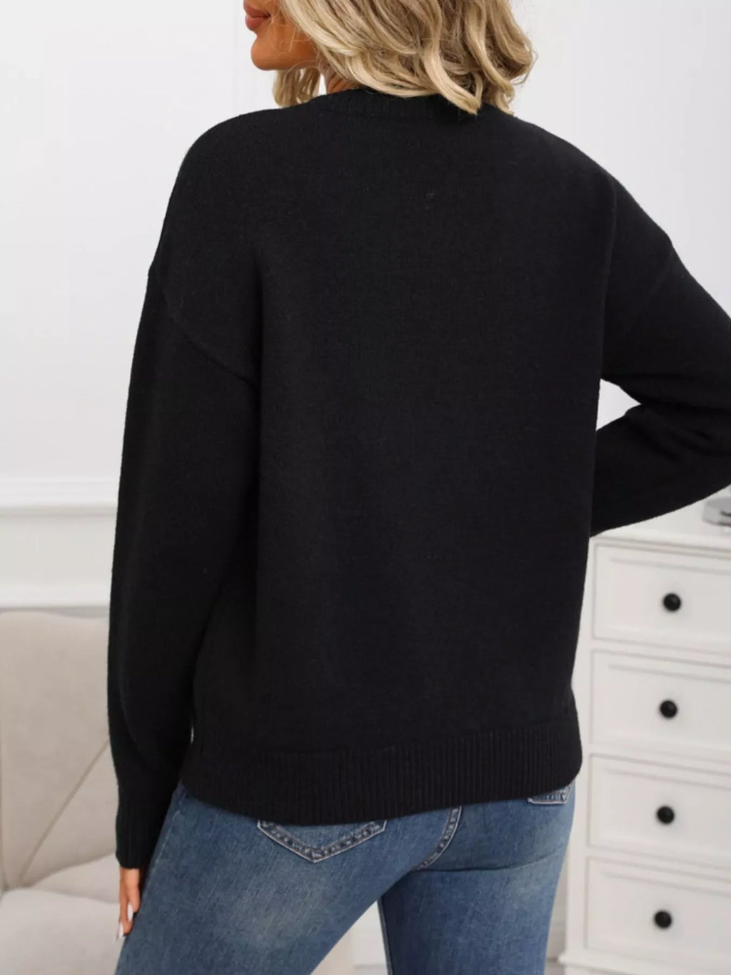 Cherry Round Neck Sweater