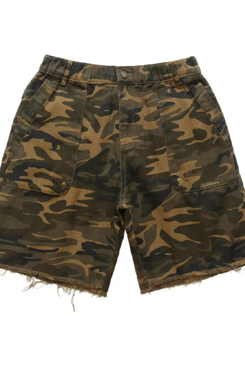 Men's Raw Hem Relaxed Fit Shorts